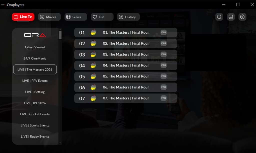 IPTV encoder box hardware interface showing Gigabit output and multi-format input connectivity