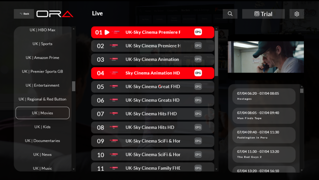 IPTV stream bitrate monitoring graph showing HLS latency spikes and buffer-bloat events during UK peak viewing window