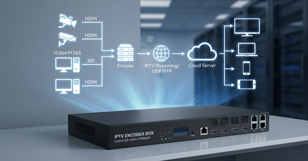 UK IPTV reseller hardware bundle pricing page showing mid-range and premium box options with subscription packages
