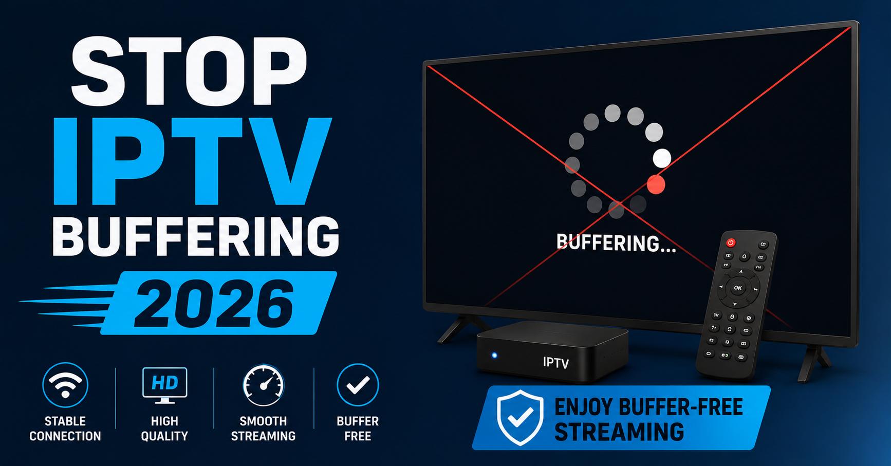 Stop IPTV Buffering 2026