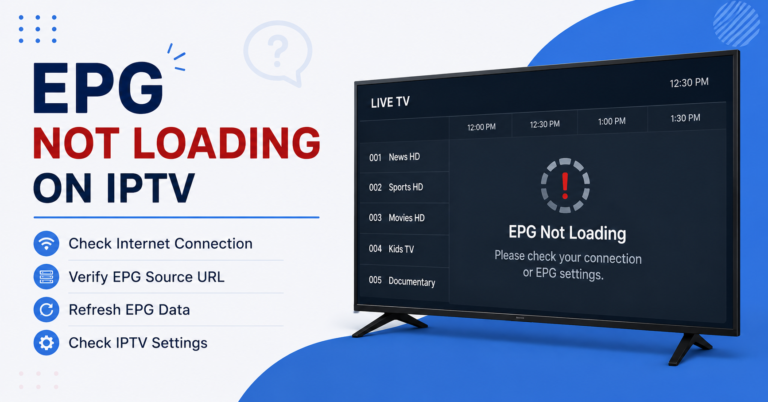EPG Not Loading on IPTV