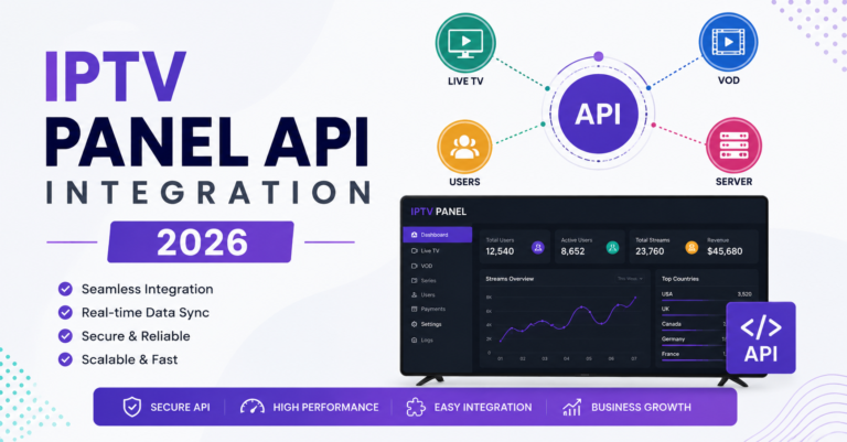 IPTV Panel API Integration 2026