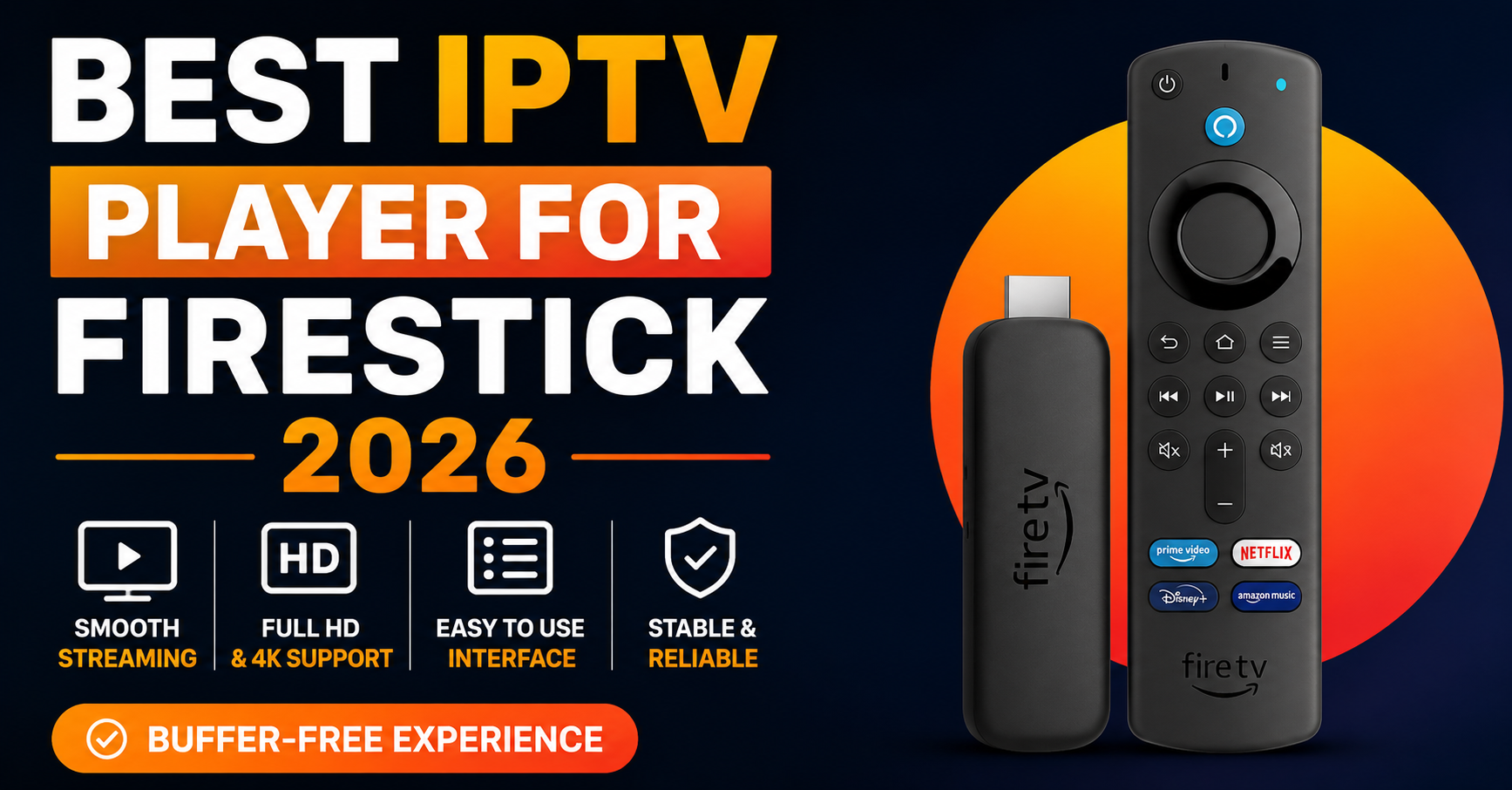 Best IPTV Player for Firestick