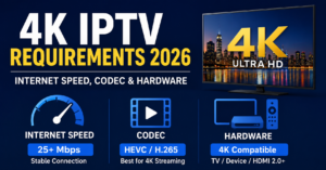 4K IPTV Requirements 2026